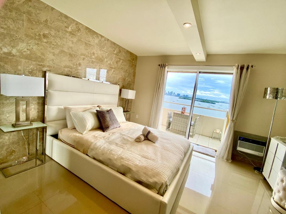Premium Modern Waterfront Apartment With Miami Skyline View On The Bay 5 Mins Drive To Miami Beach With Free Parking Esterno foto